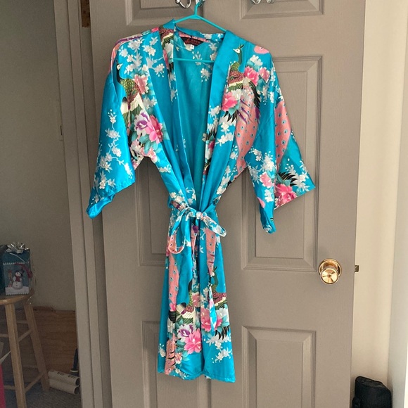 Blue Dressing Robe - Picture 1 of 5
